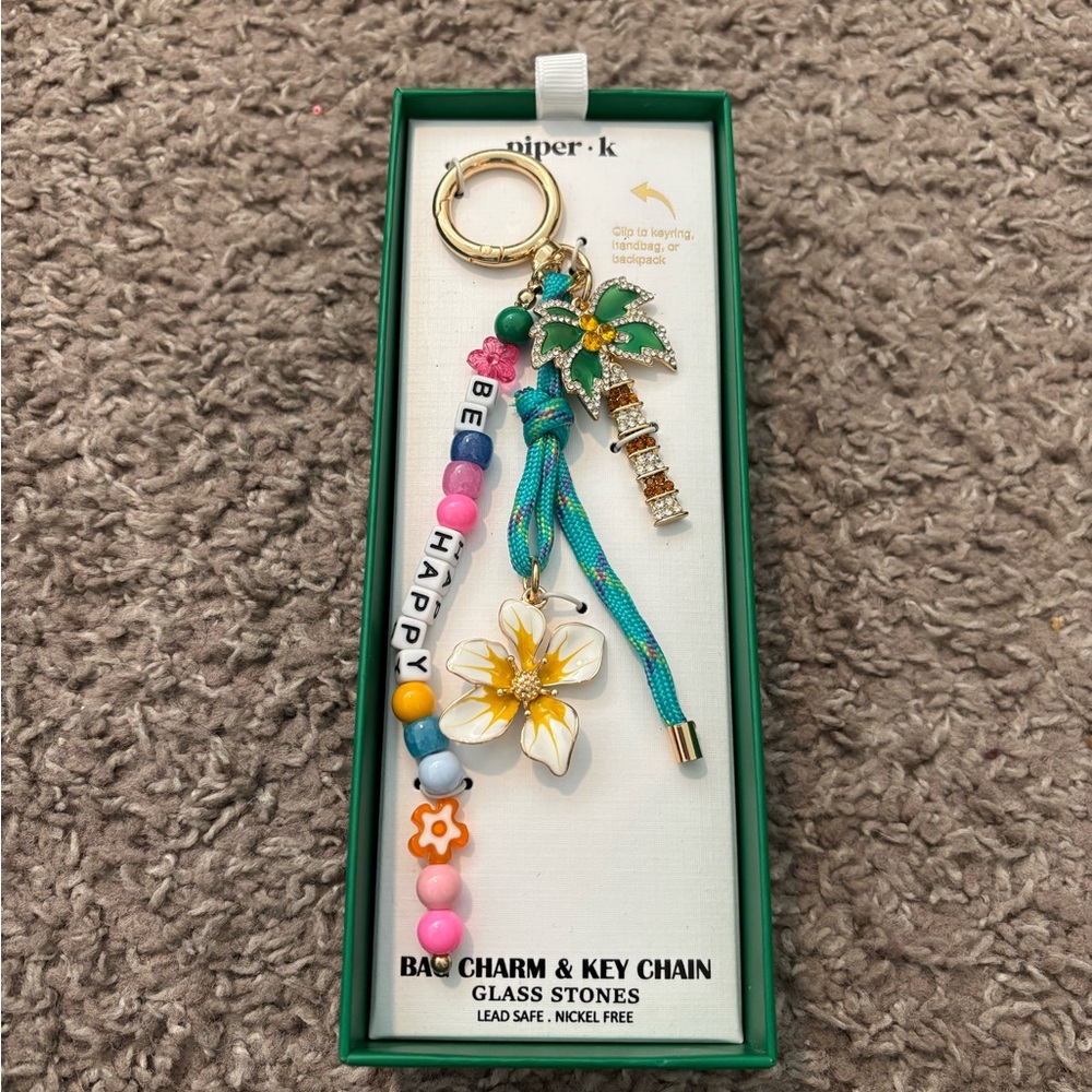 Piper K bag charm & key chain!